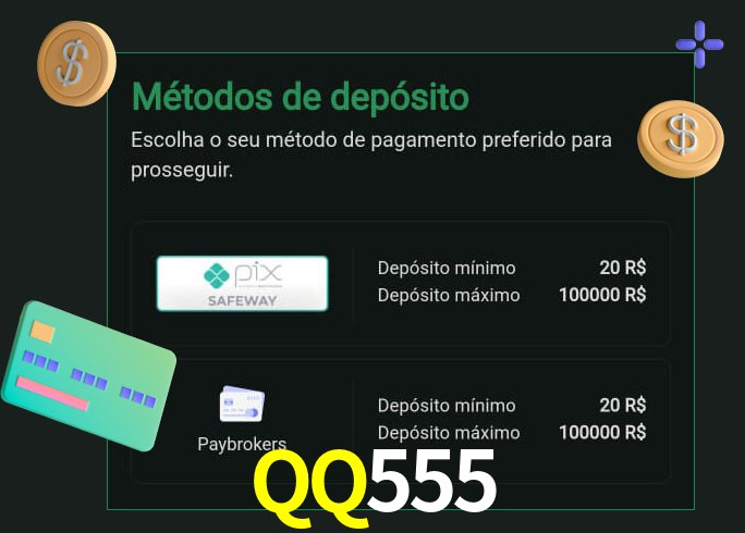 O cassino QQ555 oferece uma grande variedade de métodos de pagamento