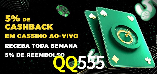 Promoções do cassino ao Vivo QQ555